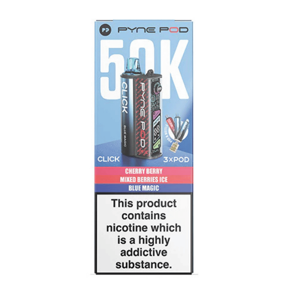 Pyne Pod Click 50k Prefilled Pod Kit Berry Edition - EUK