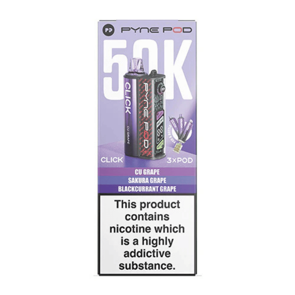 Pyne Pod Click 50k Prefilled Pod Kit Grape Edition - EUK