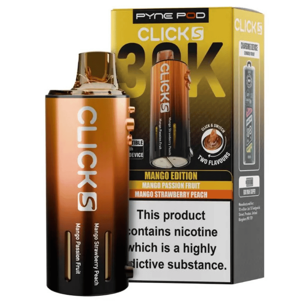 Pyne Pod Click S 30K Refill Pack Mango Edition - EUK