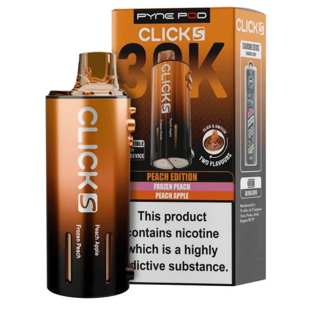 Pyne Pod Click S 30K Refill Pack Peach Edition - EUK