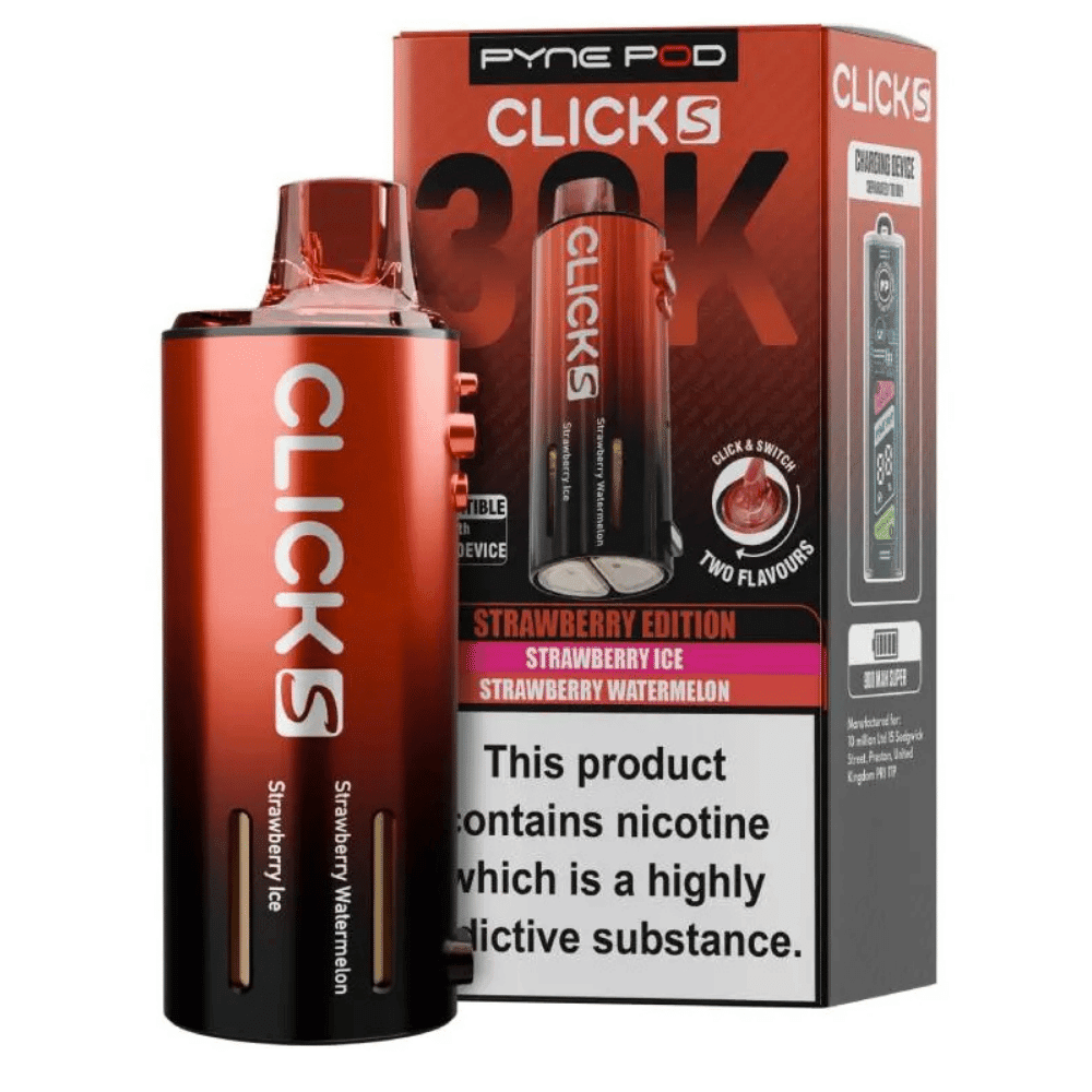 Pyne Pod Click S 30K Refill Pack Strawberry Edition - EUK