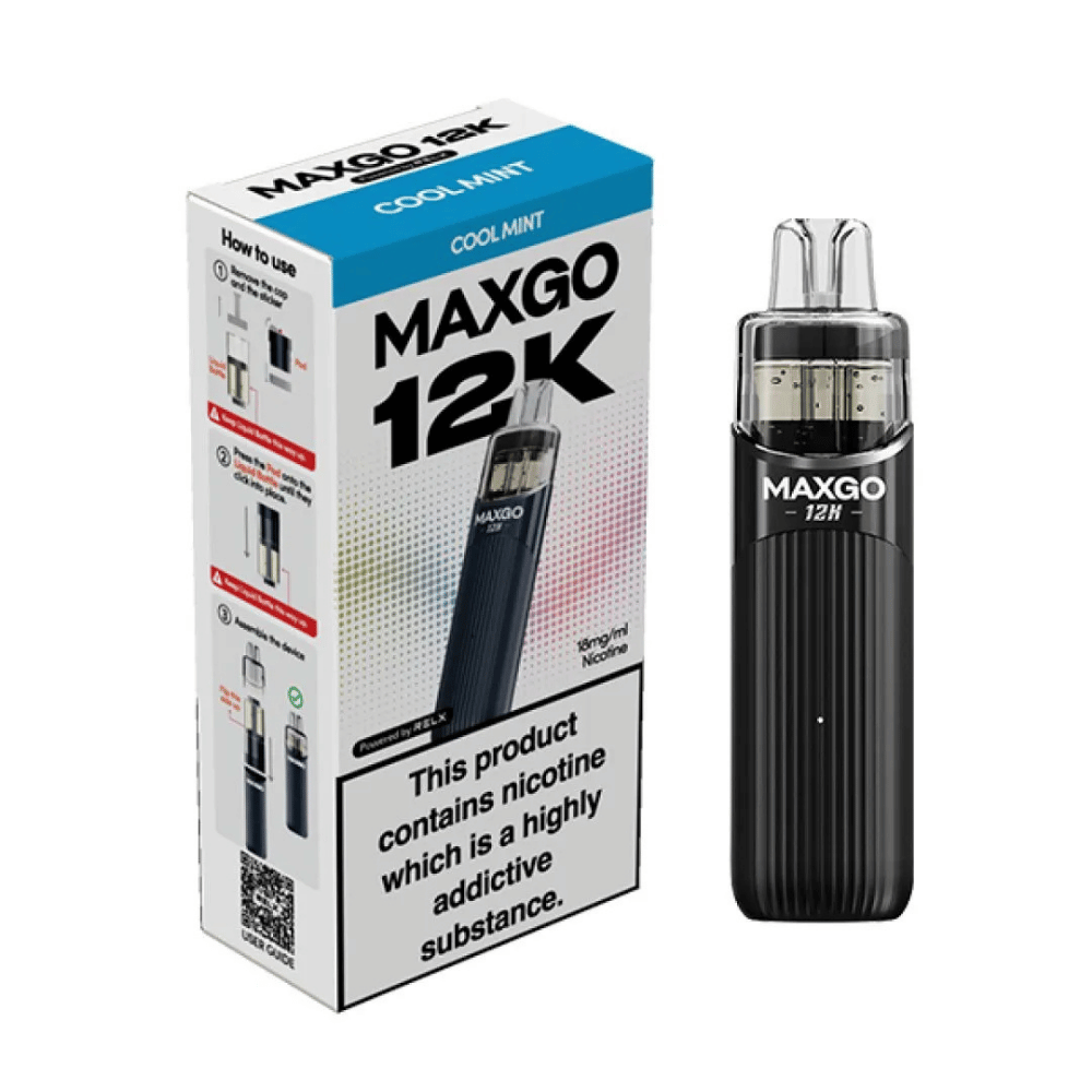 Relx Maxgo 12k Prefilled Pod Kit Cool Mint - EUK