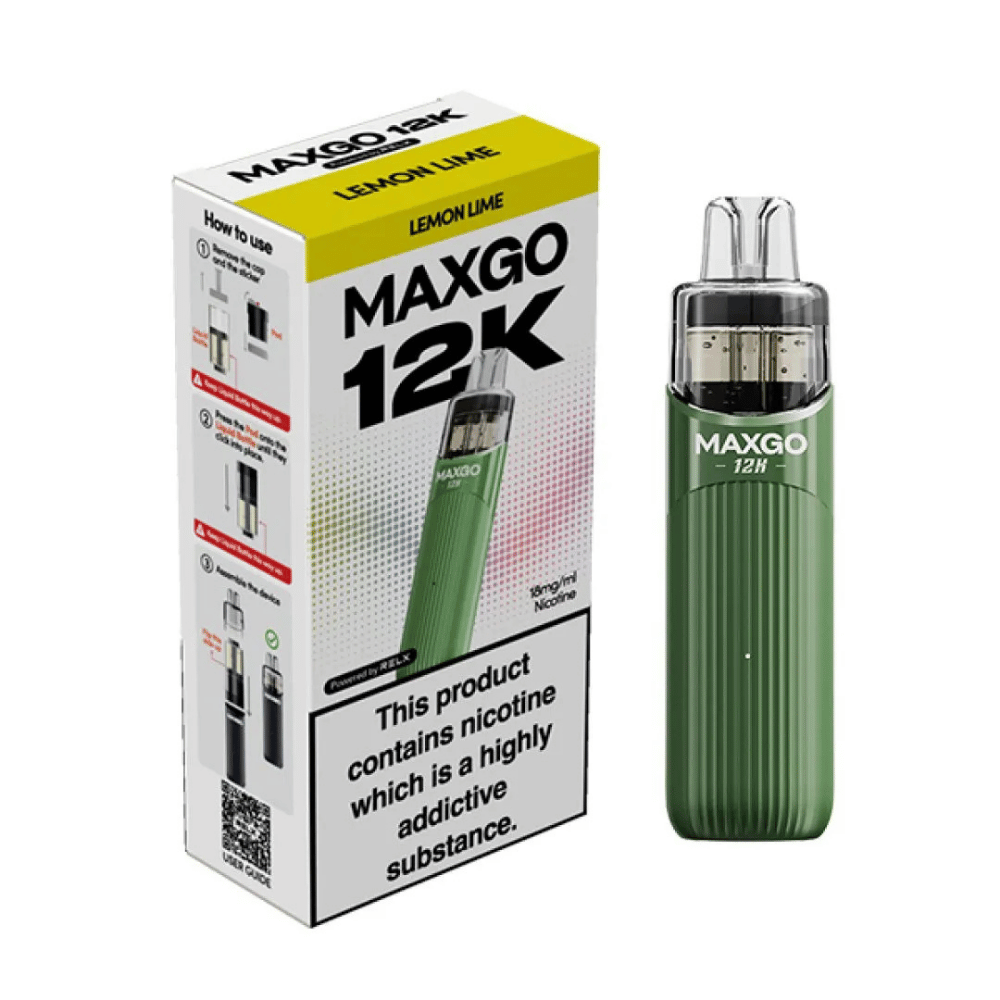 Relx Maxgo 12k Prefilled Pod Kit Lemon Lime - EUK