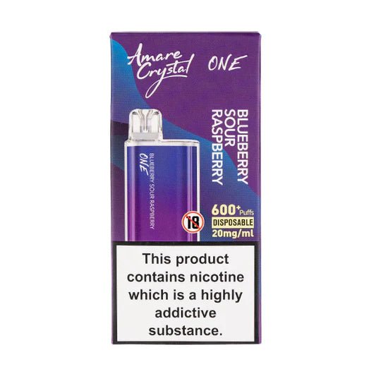 SKE Amare Crystal One Disposable Vape Blueberry Sour Raspberry - EUK