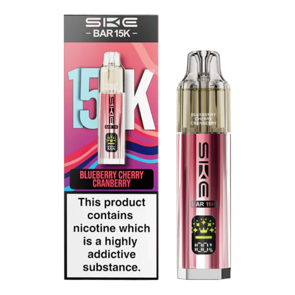 SKE Bar 15K Prefilled Pod Kit Blueberry Cherry Cranberry - EUK