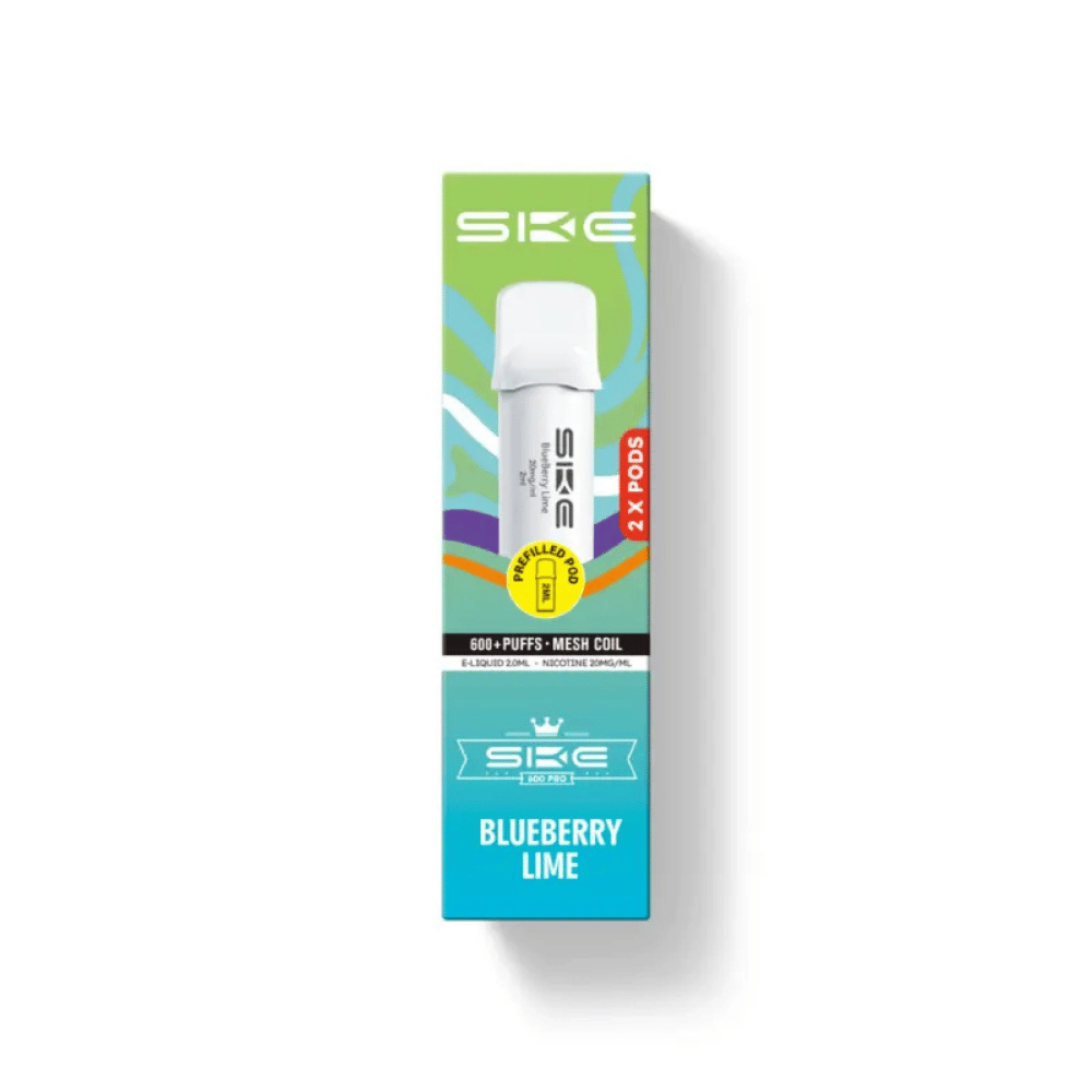 SKE Crystal Pro 600 Blueberry Lime Prefilled Pod - EUK