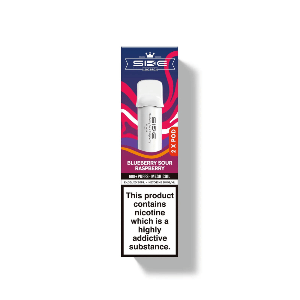 SKE Crystal Pro 600 Blueberry Sour Raspberry Prefilled Pod - EUK