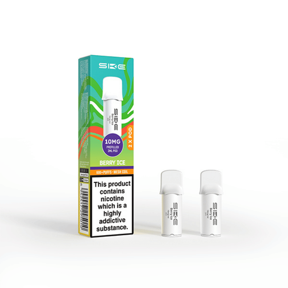 SKE Crystal Pro 600 Prefilled Pods Berry Ice 10mg - EUK