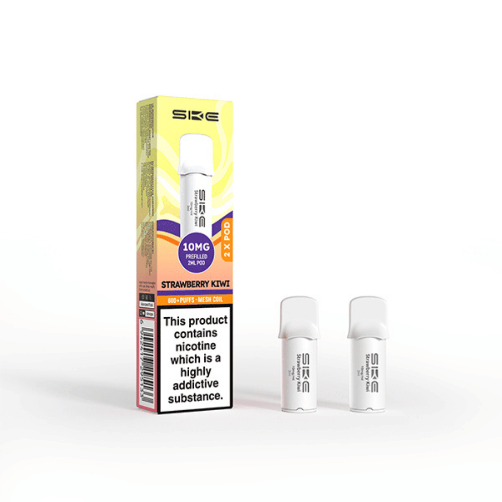 SKE Crystal Pro 600 Prefilled Pods Strawberry Kiwi 10mg - EUK