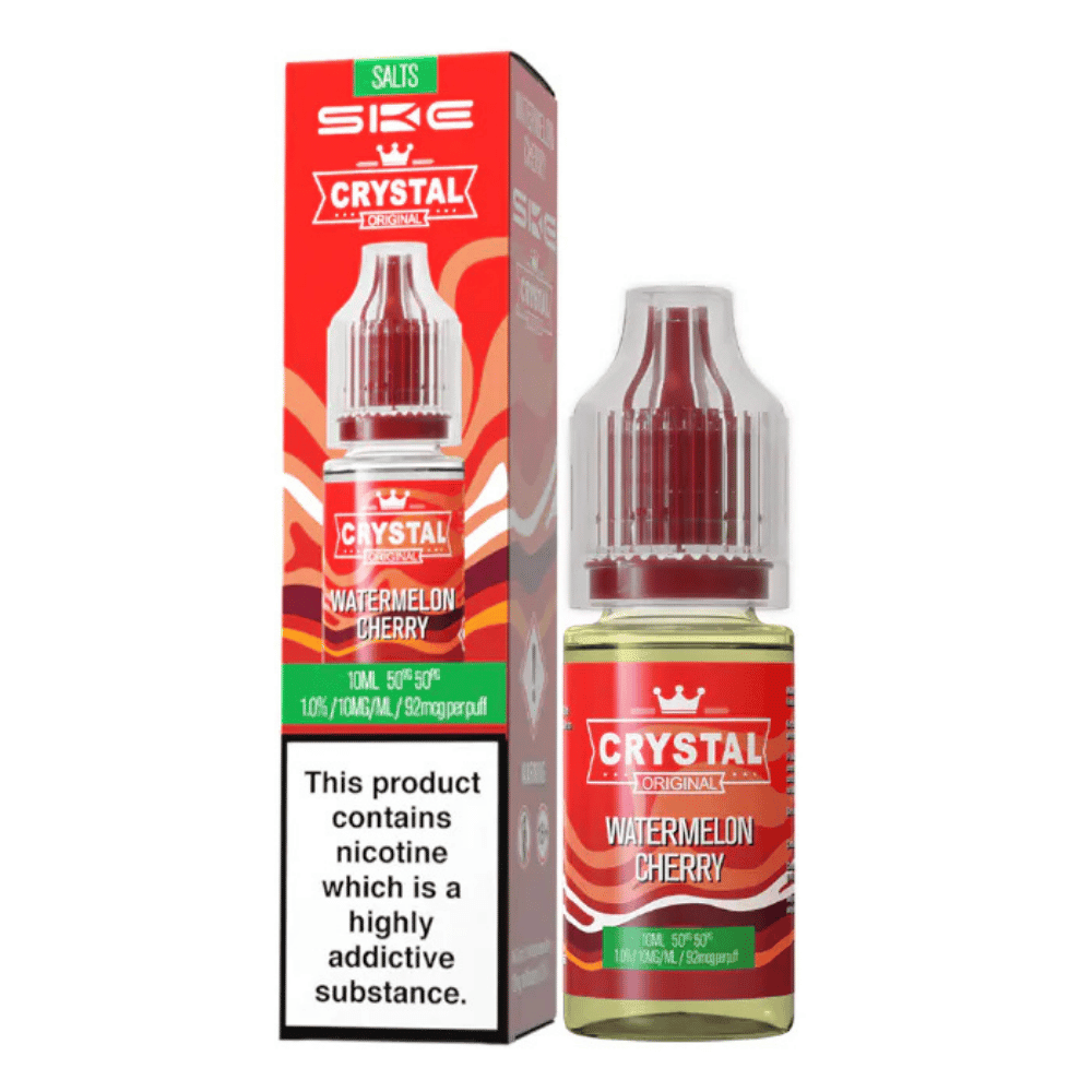 SKE Crystal Salts Watermelon Cherry E Liquid 10ml - EUK