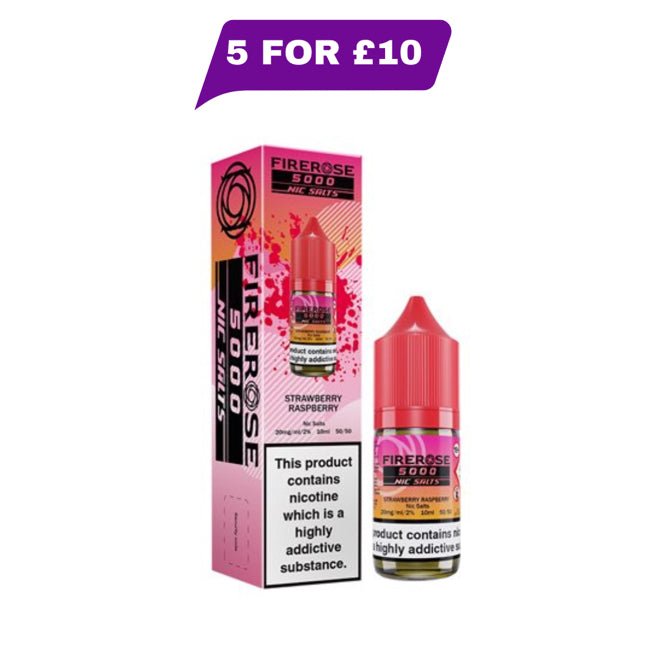 Strawberry Raspberry Nic Salt E - Liquid By Firerose - EUK