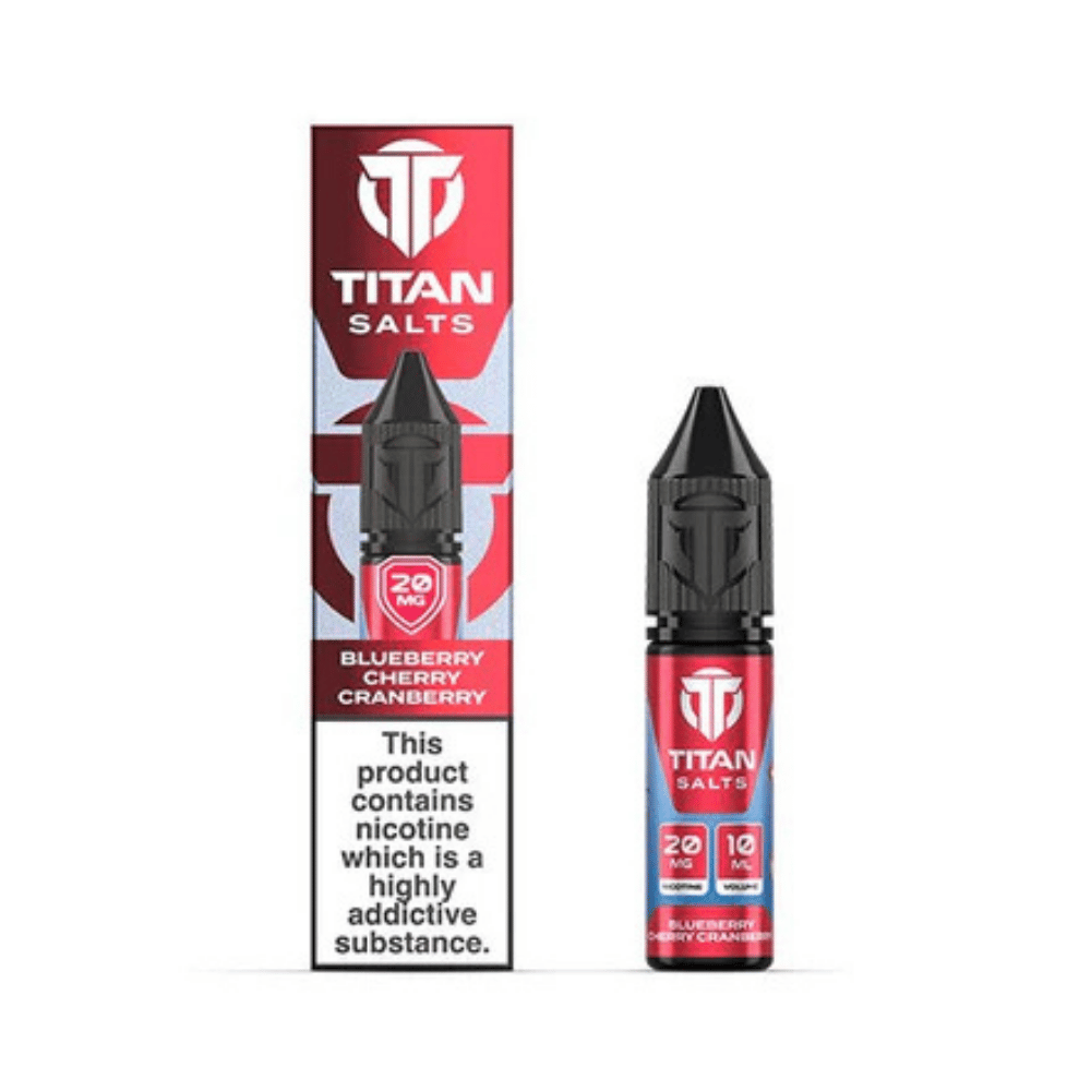 Titan Salt Blueberry Cherry Cranberry Nic Salt E Liquid - EUK