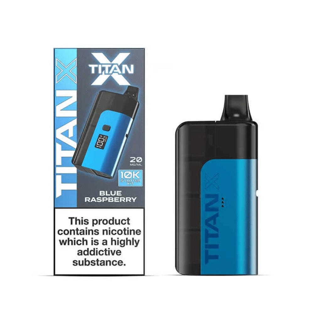 Titan X Prefilled Pod Kit Blue Raspberry - EUK