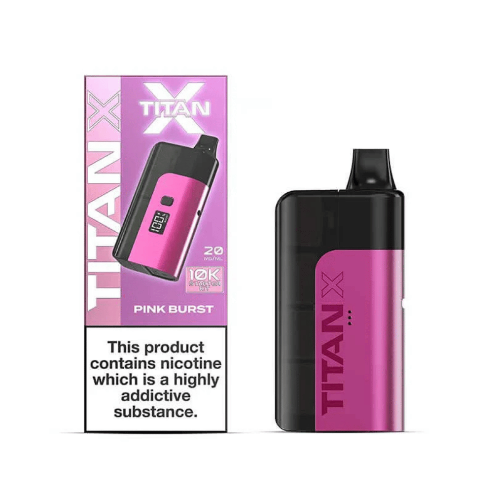 Titan X Prefilled Pod Kit Pink Burst - EUK