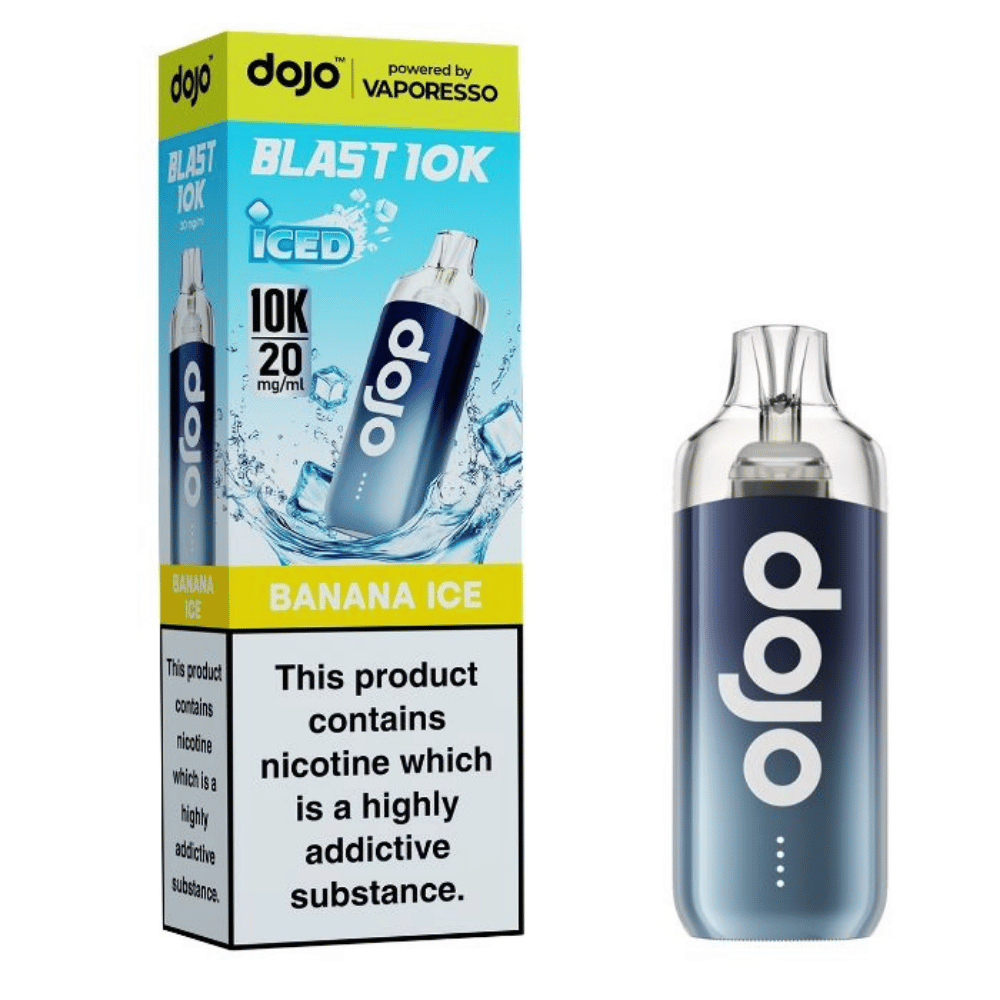 Vaporesso Dojo Blast 10k Prefilled Pod Kit Banana Ice - EUK