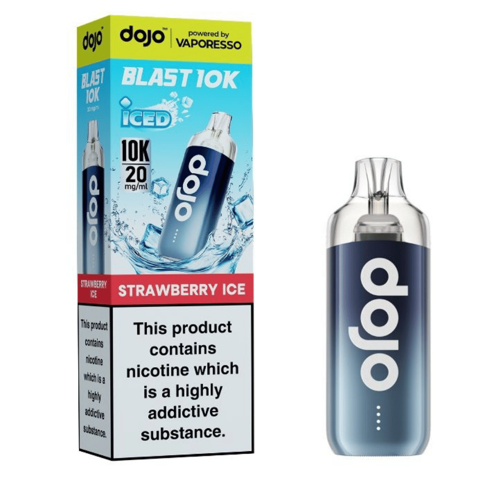 Vaporesso Dojo Blast 10k Prefilled Pod Kit Strawberry Ice - EUK