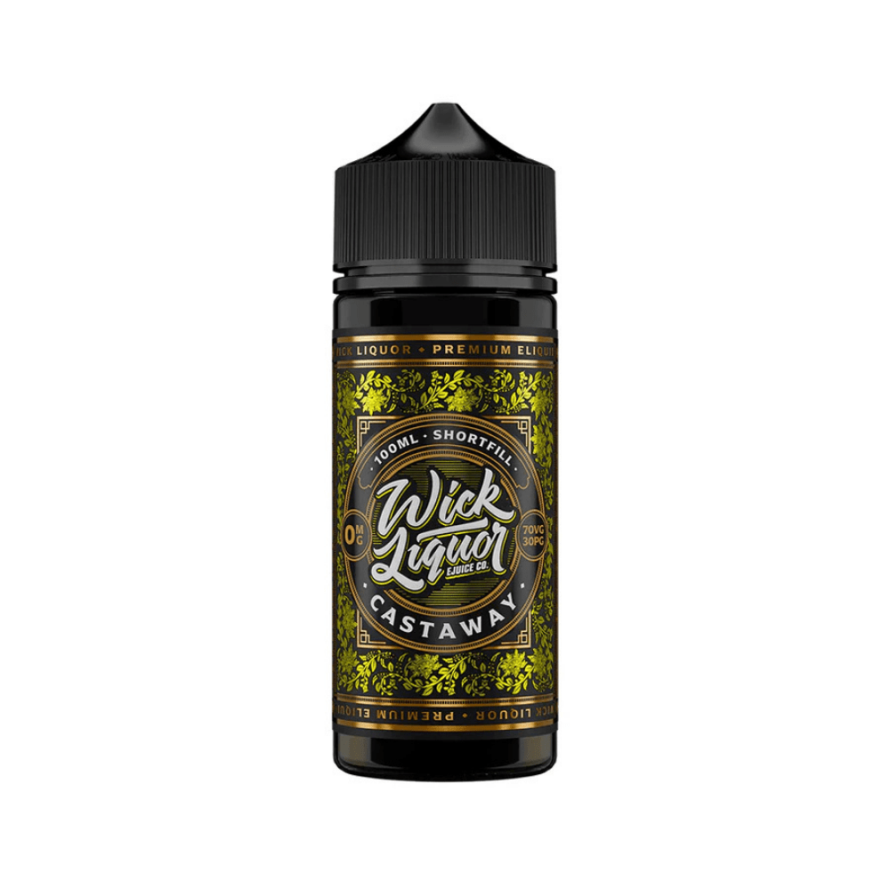 Wick Liquor 100ml E - Liquid Shortfill Castaway - EUK