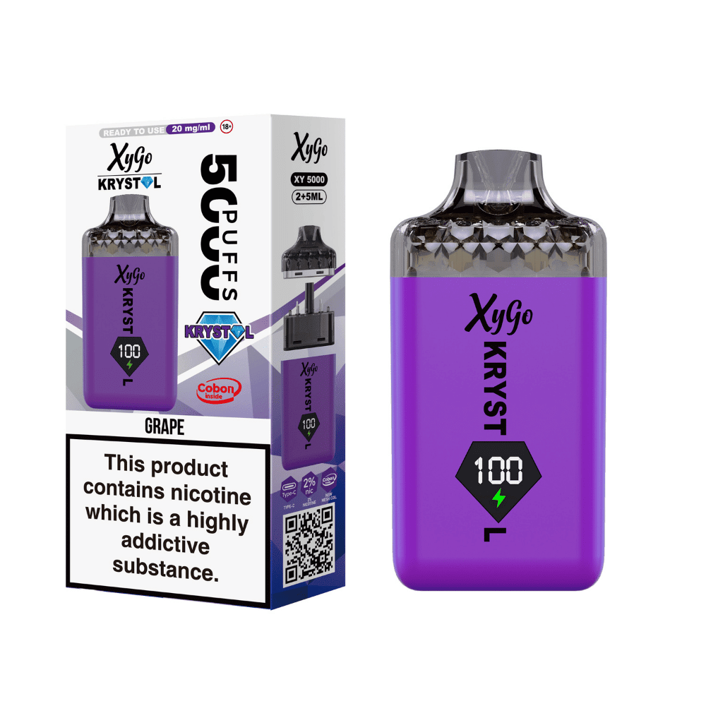 Xygo Krystal 5000 Prefilled Pod Kit Grape - EUK