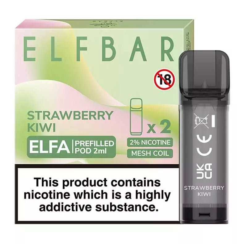 ELFBAR ELFA PODS Strawberry Kiwi (2 Pack) - EUK