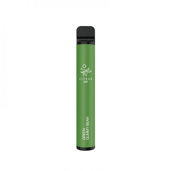 Green Gummy Bear Elf Bar 600 Disposable Vape - EUK