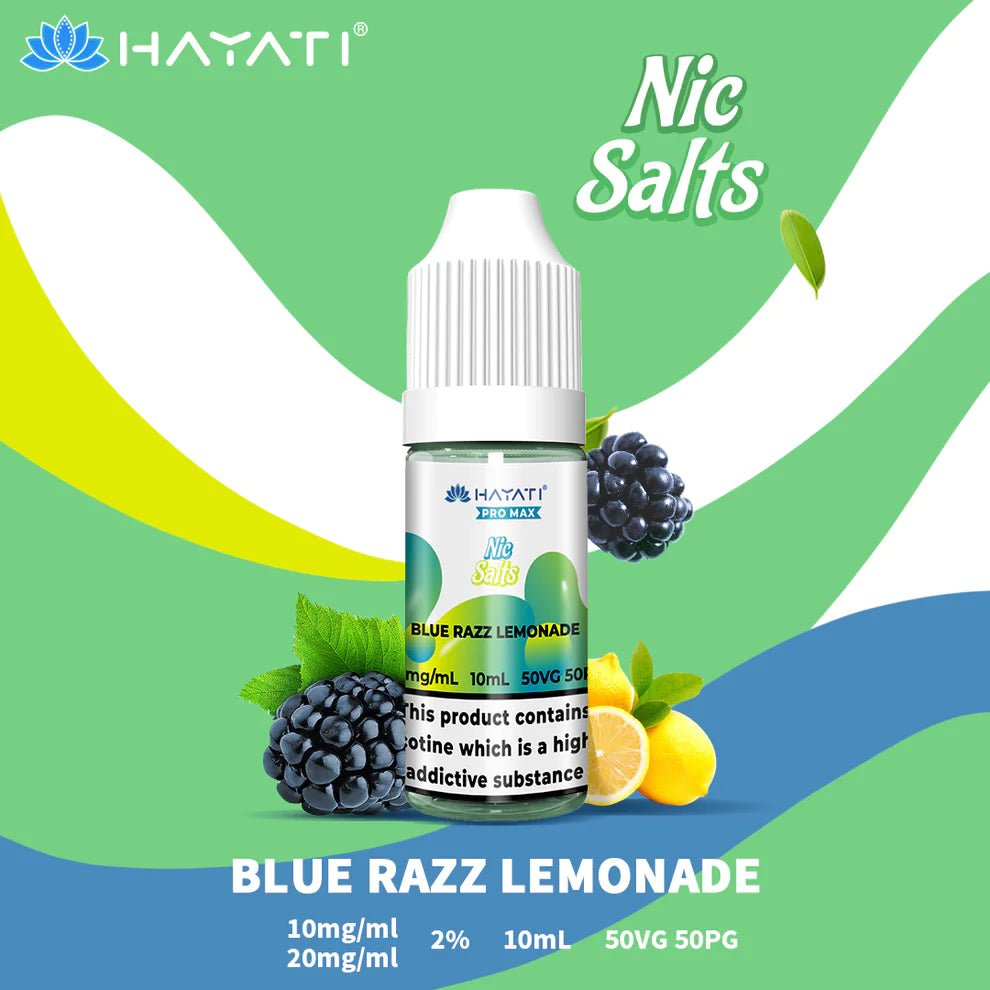 HAYATI Pro Max Nic Salt Blue Razz Lemonade - EUK