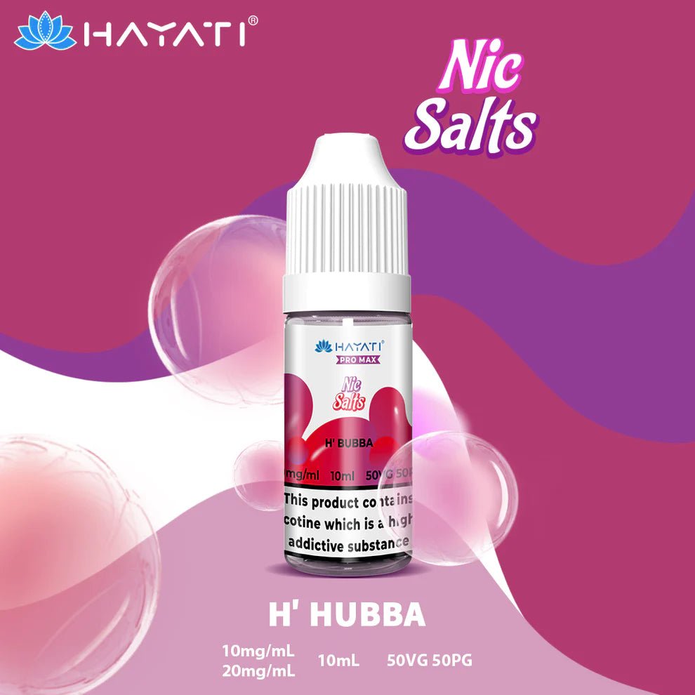 Hayati Pro Max Nic Salt Hubba Bubba 