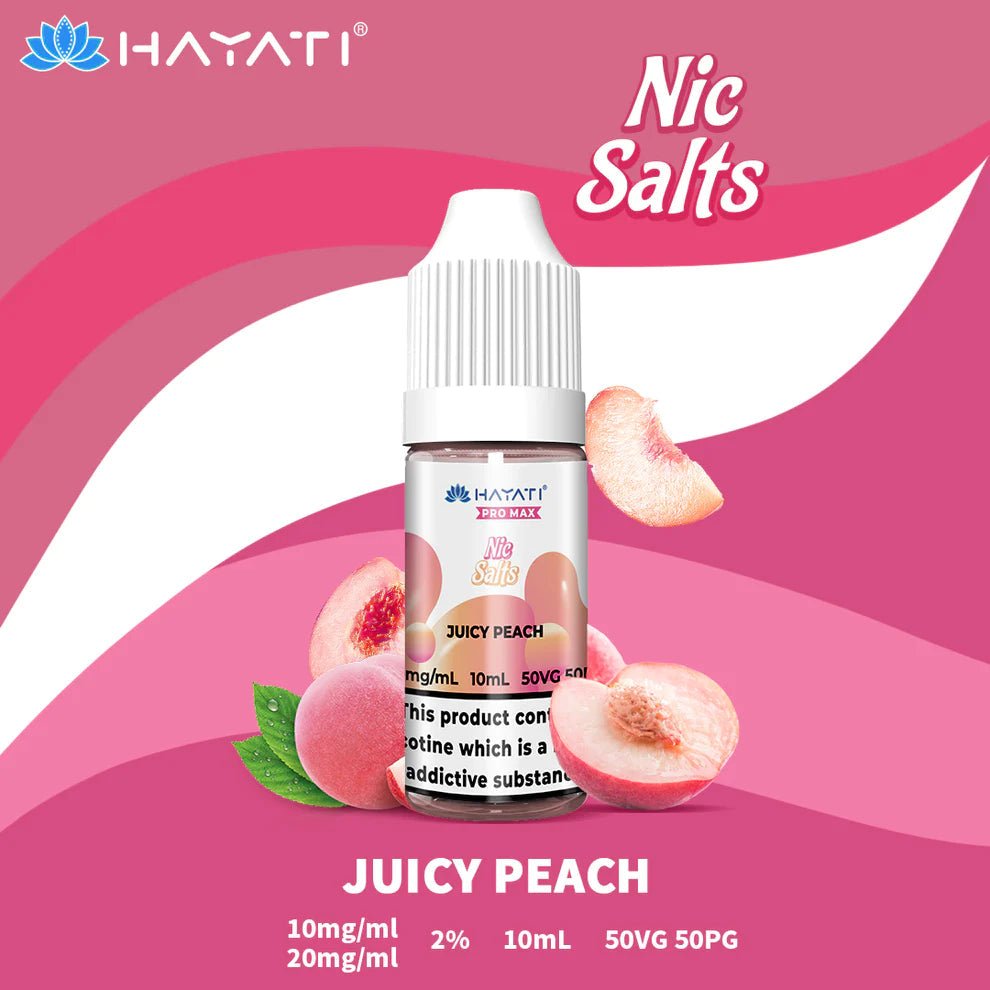HAYATI Pro Max Nic Salt Juicy Peach - EcigsUK