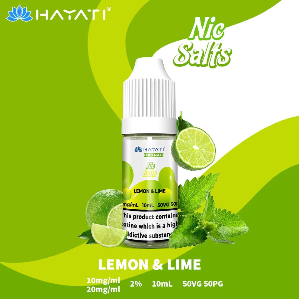 HAYATI Pro Max Nic Salt Lemon & Lime - EcigsUK