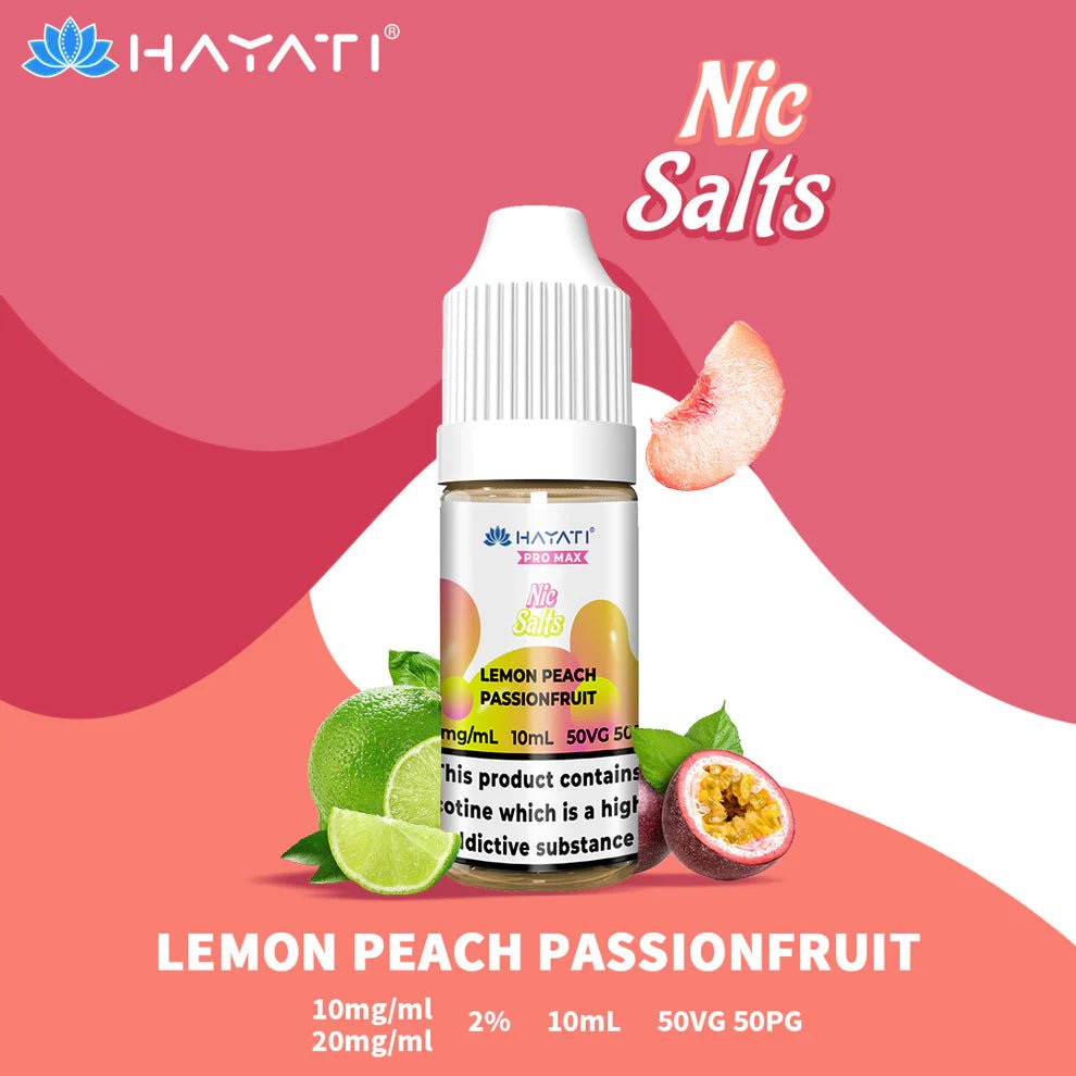 HAYATI Pro Max Nic Salt Lemon Peach Passionfruit - EUK