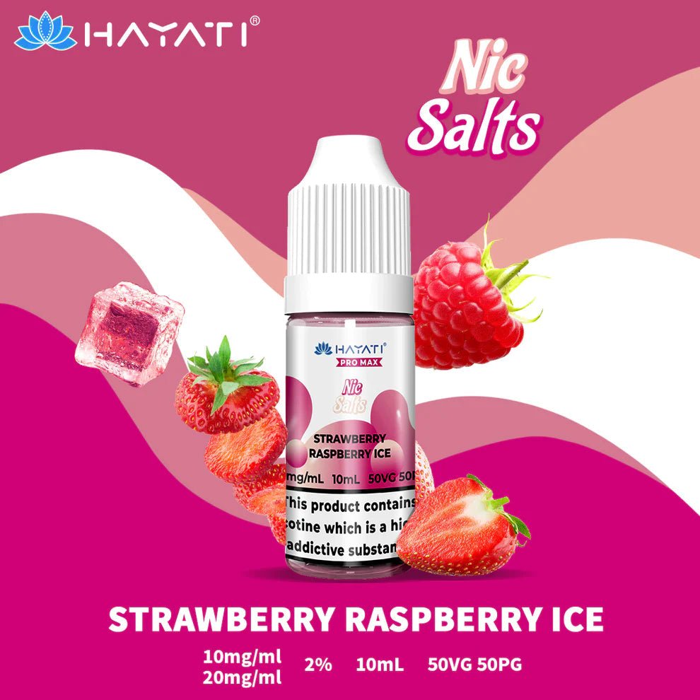 HAYATI Pro Max Nic Salt Strawberry Raspberry Ice - EUK