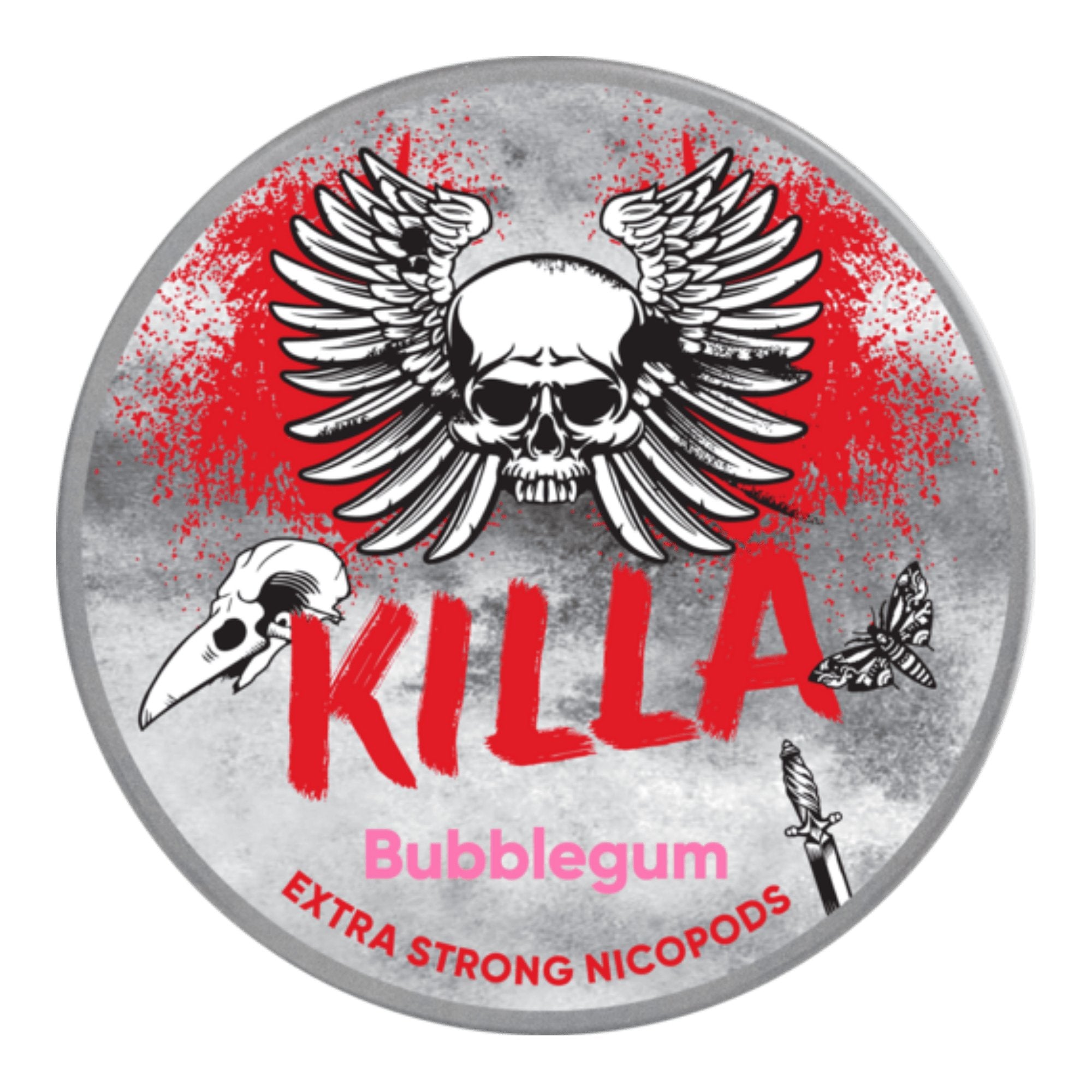 KILLA Bubblegum Nicotine Pouches - EUK