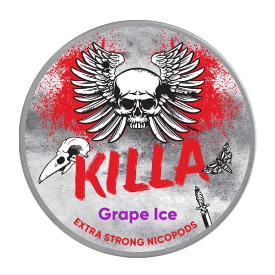 KILLA Grape Ice Nicotine Pouches - EUK
