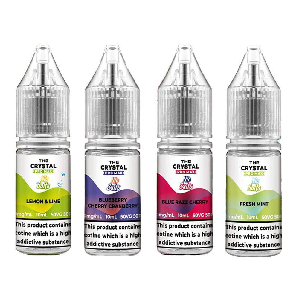 The Crystal Pro Max Nic Salt Blueberry Cherry Cranberry 10ml (20mg) - EUK