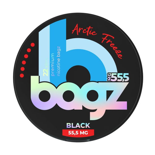 Bagz Black Nicotine Pouches - 55.5mg
