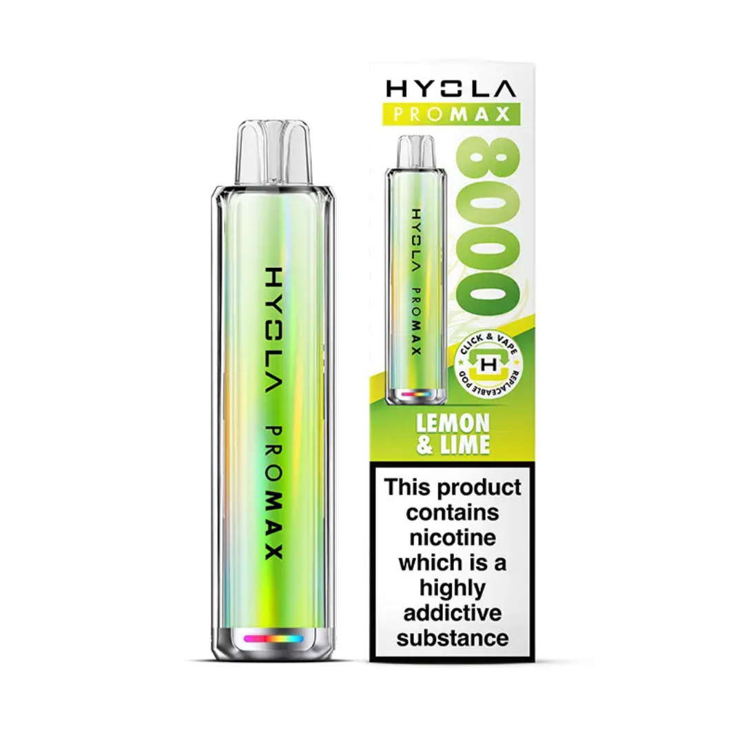 Hyola Pro Max 8000 Prefilled Pod Kit Lemon & Lime