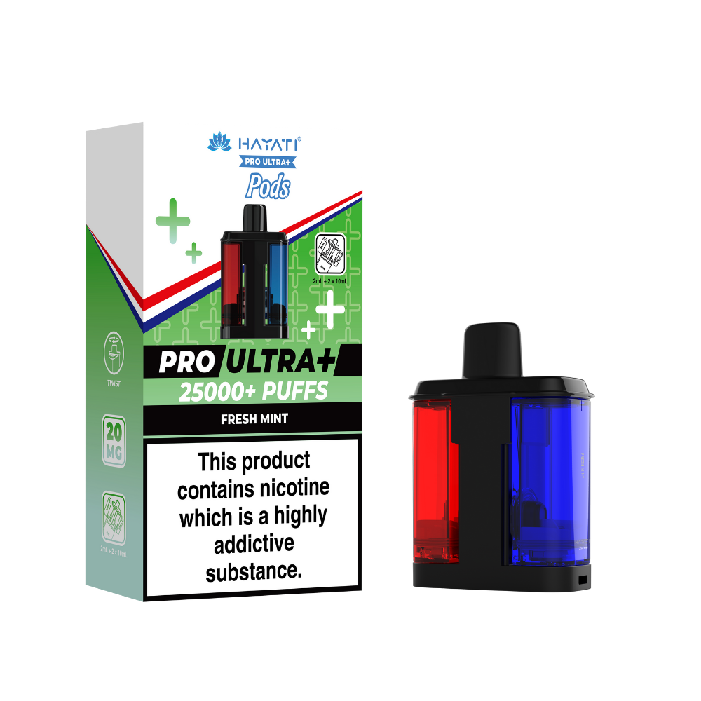 Hayati Pro Ultra Plus 25k Prefilled Pods Fresh Mint