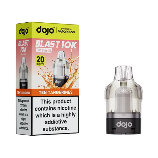 Vaporesso Dojo Blast 10K Prefilled Pod Ten Tangerines