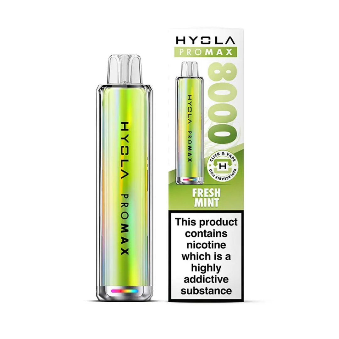 Hyola Pro Max 8000 Prefilled Pod Kit Fresh Mint