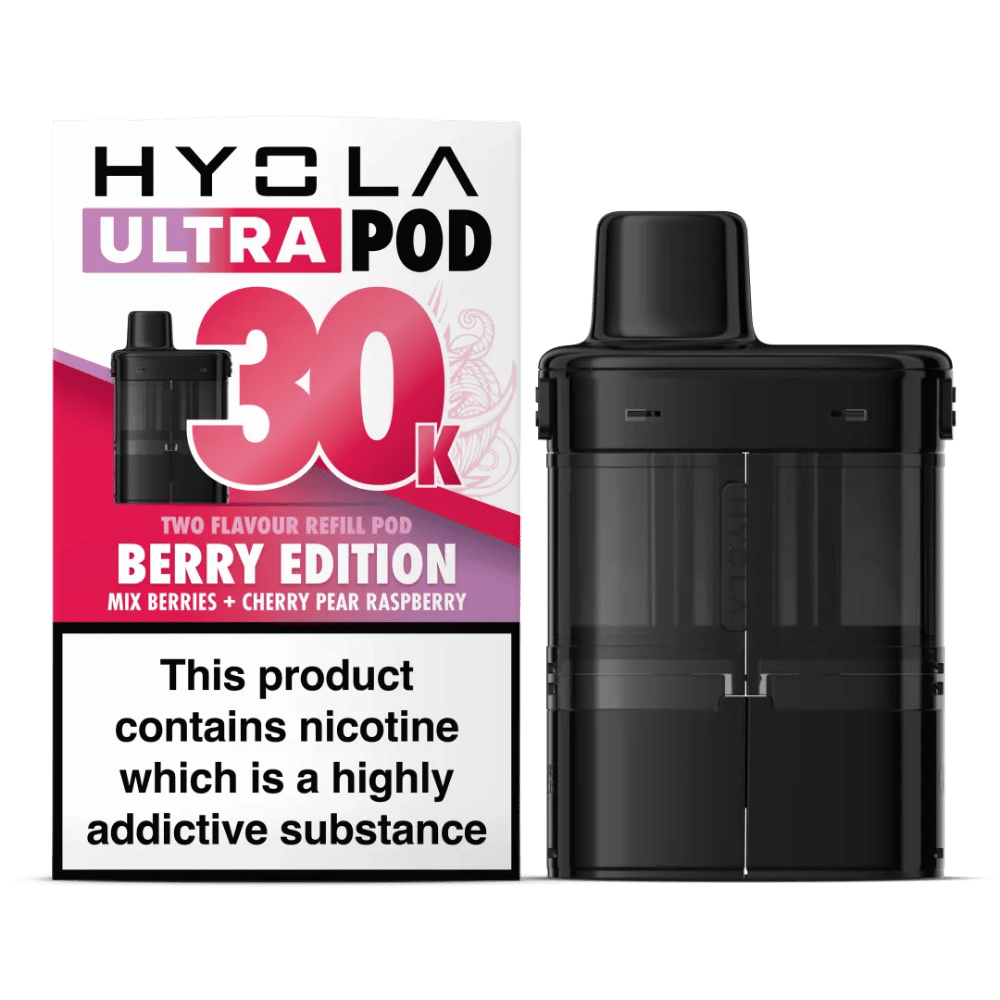 Hyola Ultra 30K Prefilled Replacement Pods Berry Edition