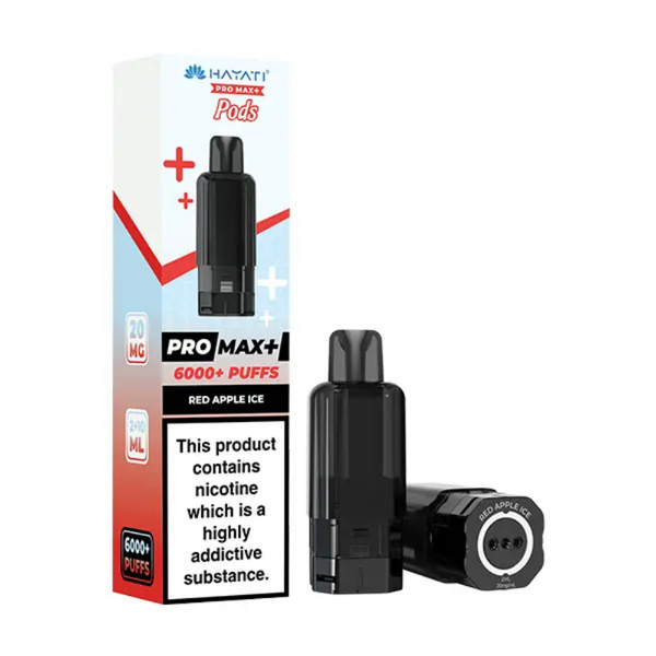 Hayati Pro Max Plus 6000 Prefilled Pod Red Apple Ice