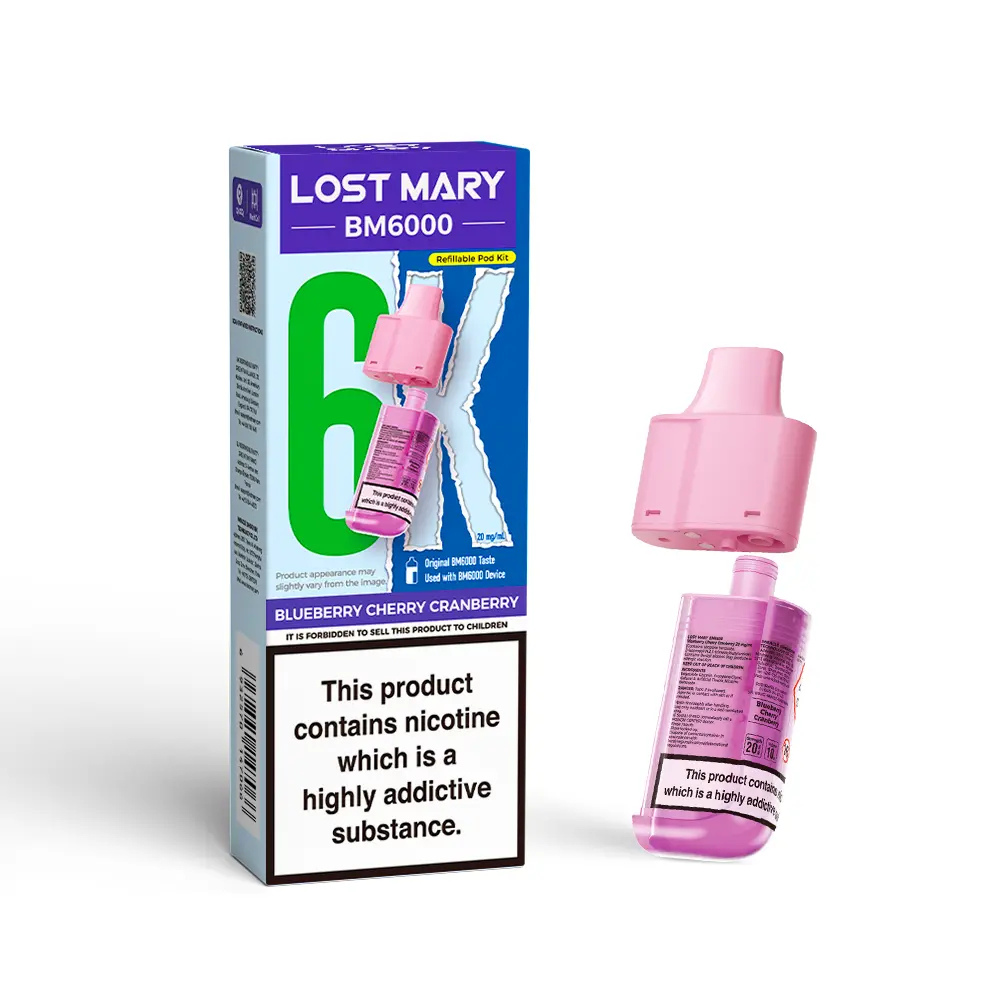 Lost Mary BM6000 Prefilled Pod Blueberry Cherry Cranberry
