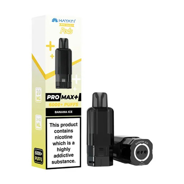 Hayati Pro Max Plus 6000 Prefilled Pod Banana Ice
