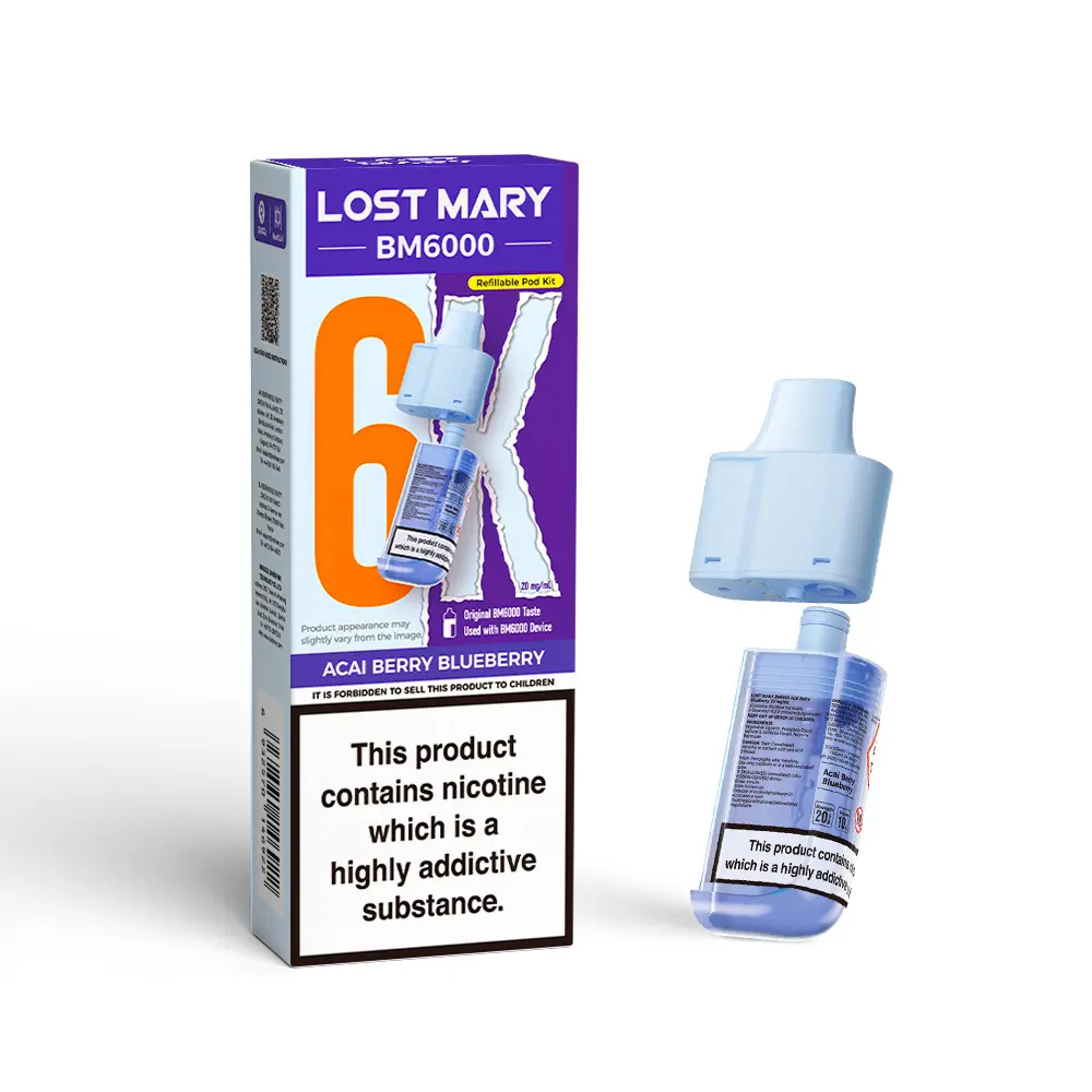 Lost Mary BM6000 Prefilled Pod Acai Berry Blueberry