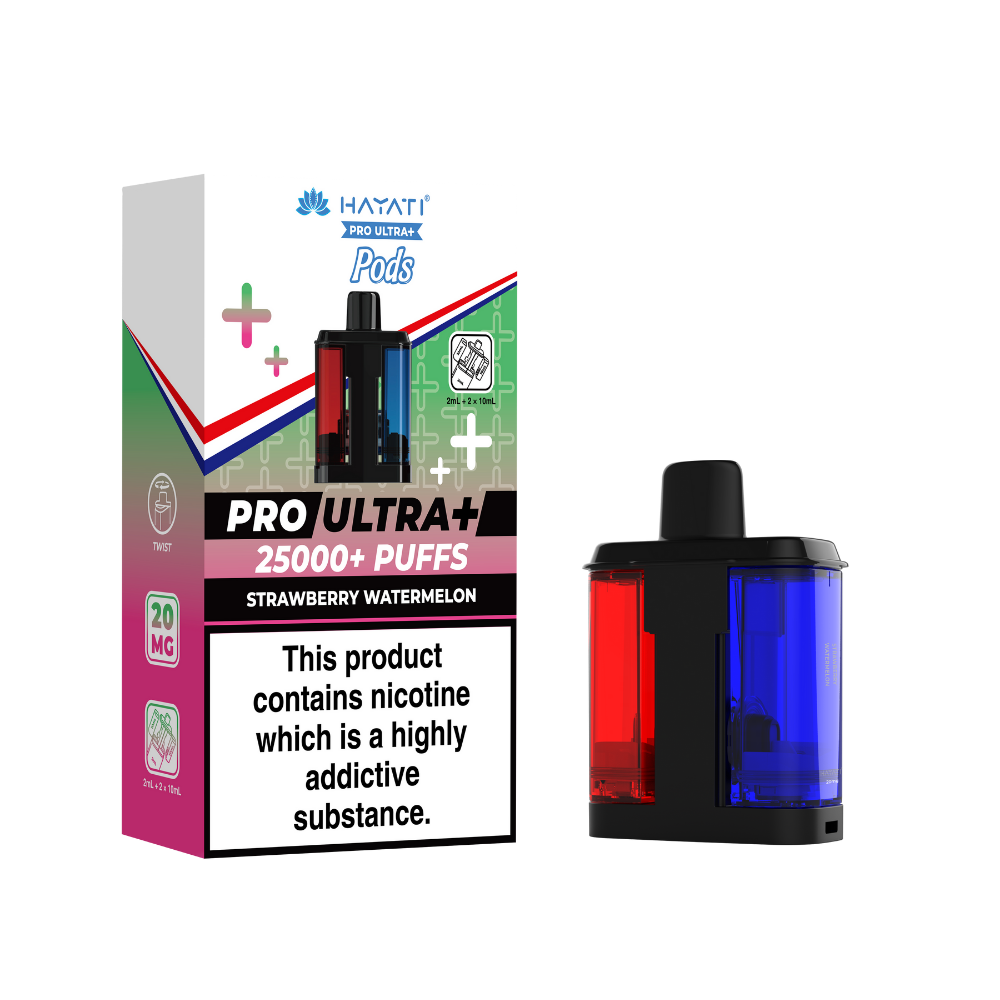 Hayati Pro Ultra Plus 25k Prefilled Pods Strawberry Watermelon