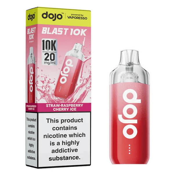 Vaporesso Dojo Blast 10k Prefilled Pod Kit Strawberry Raspberry Cherry Ice