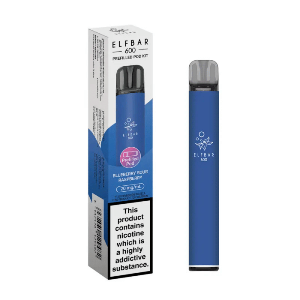ELFBAR 600 Prefilled Pod Kit Blueberry Sour Raspberry
