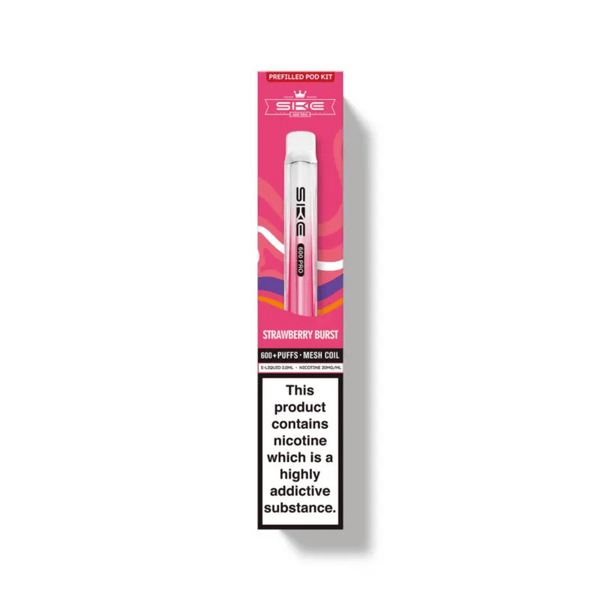 Strawberry Burst Ske Crystal Pro 600 Prefilled Pod Kit