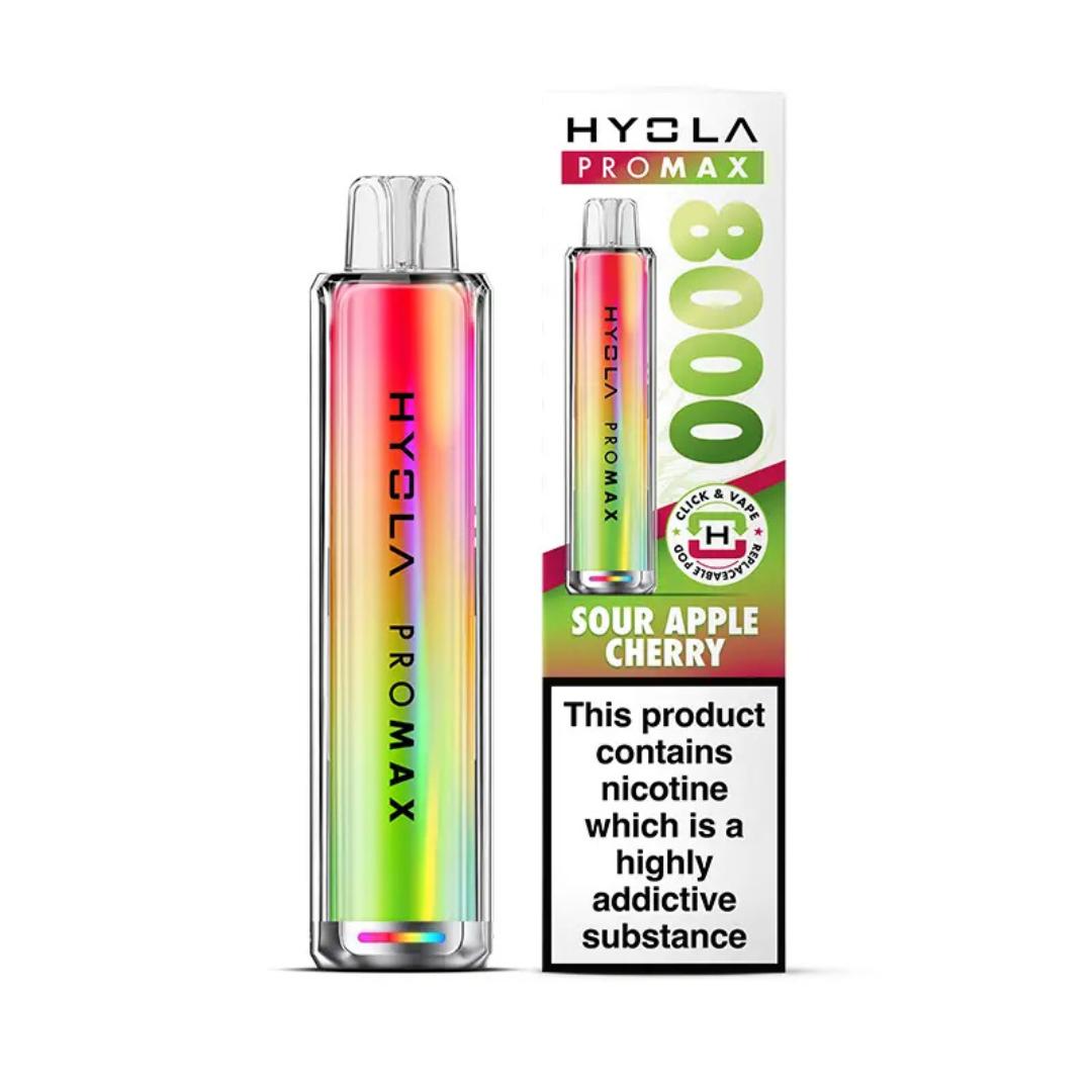 Hyola Pro Max 8000 Prefilled Pod Kit Sour Apple Cherry