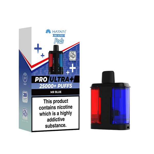 Hayati Pro Ultra Plus 25k Prefilled Pods Mr Blue