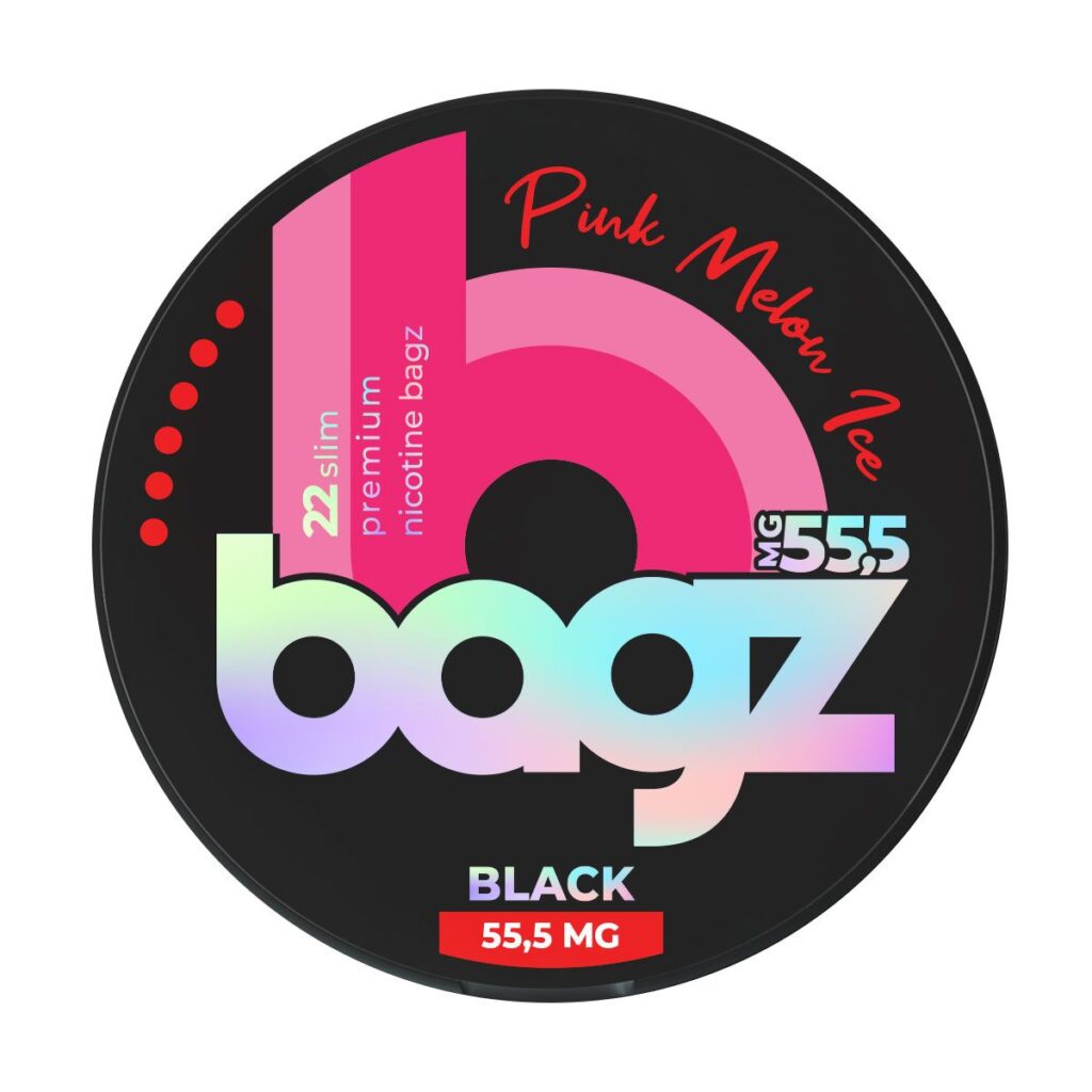 Bagz Black Pink Melon Nicotine Pouches